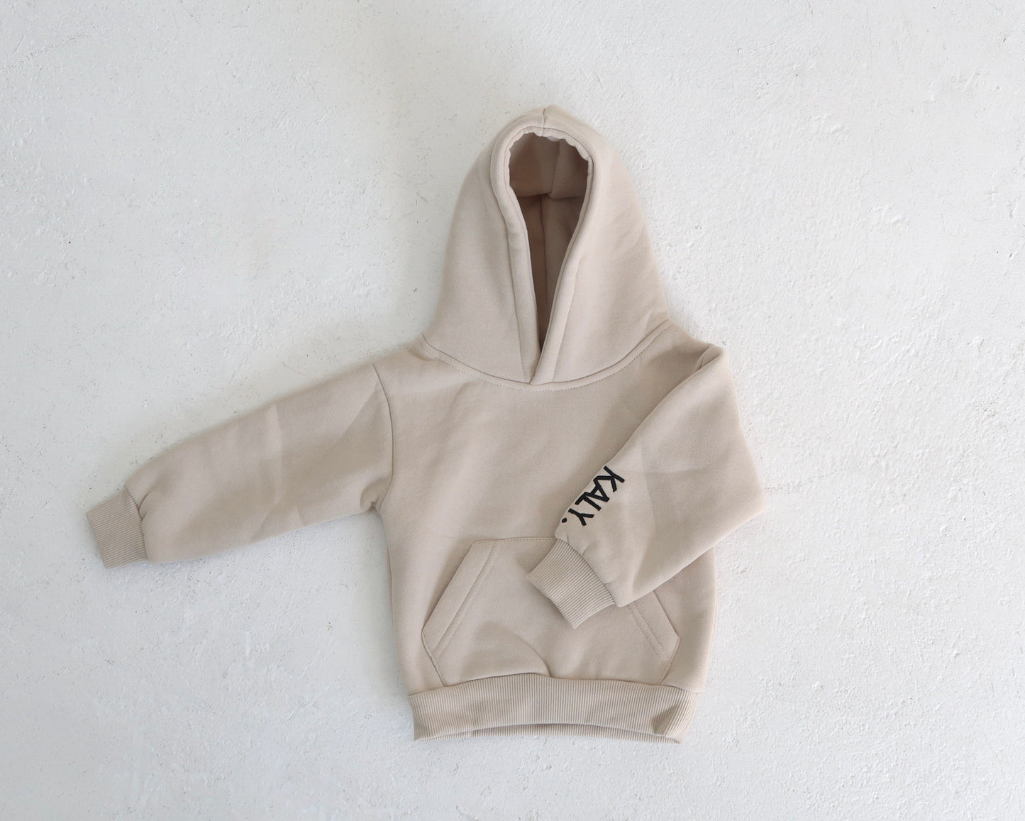 Kids Staple Fleece Hoodie - Beige