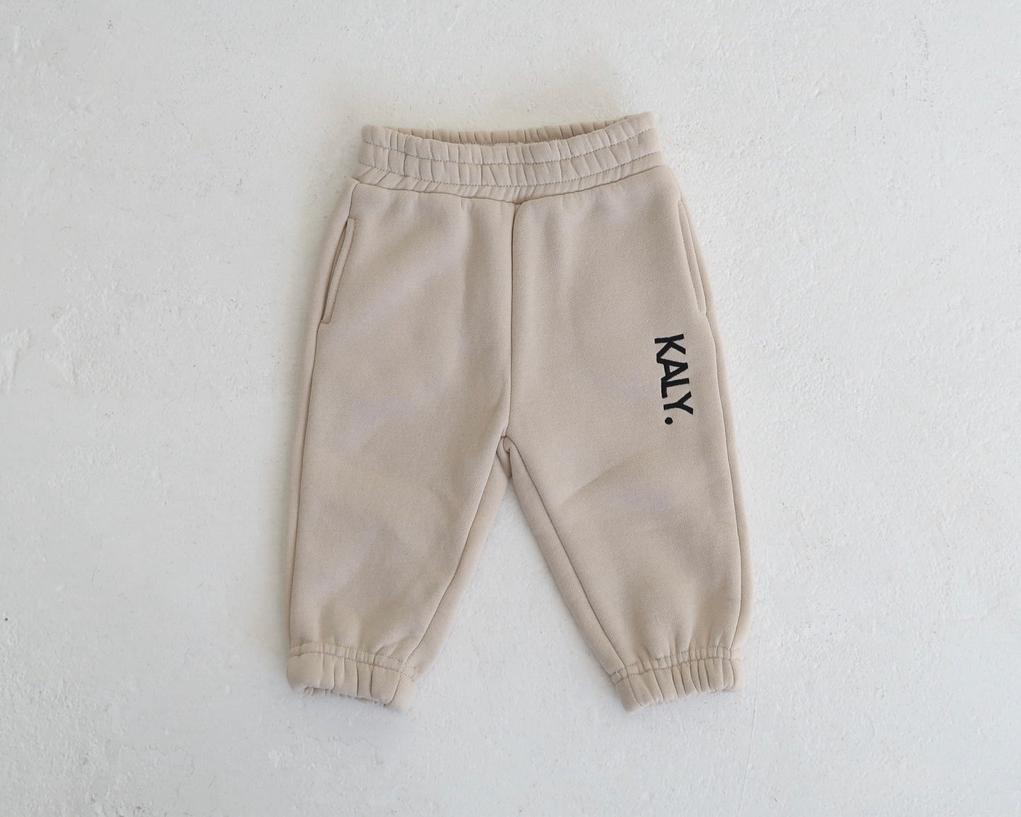 Kids Staple Fleece Trackpant - Beige