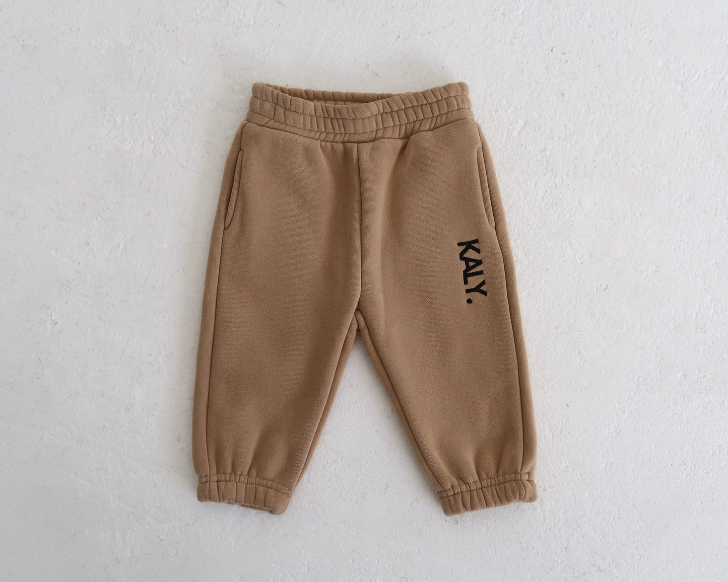 Kids Staple Fleece Trackpant - Tan