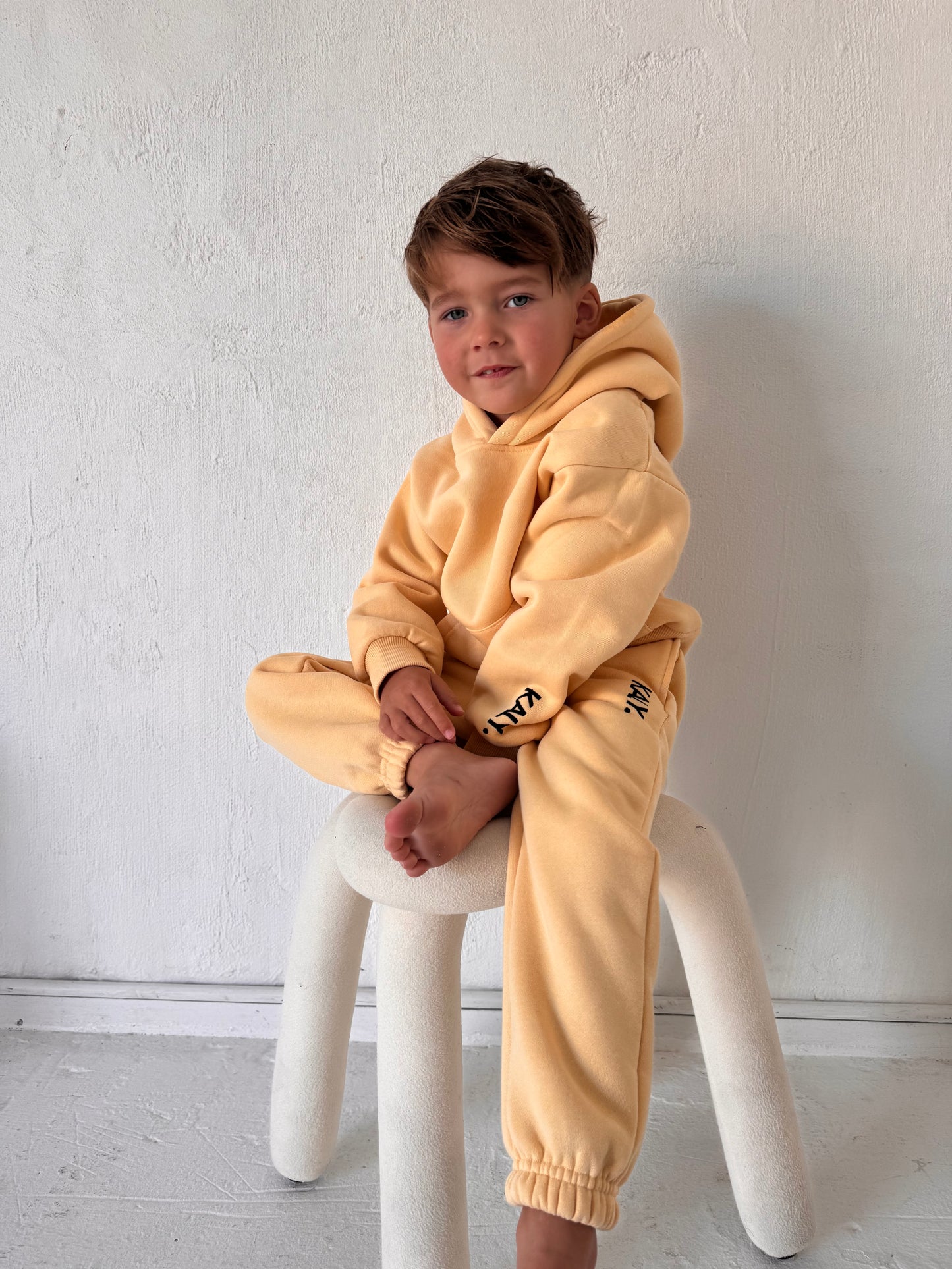 Kids Staple Fleece Hoodie - Butter