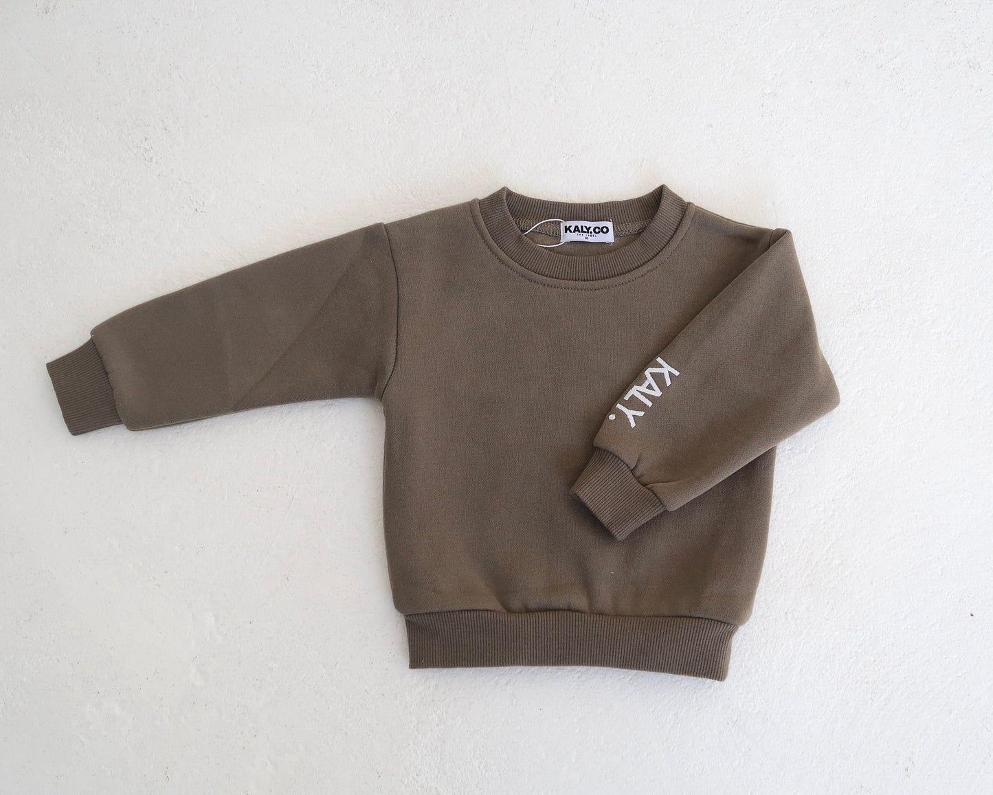 Kids Staple Fleece Jumper - Khaki