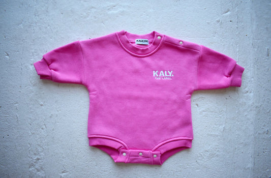 Fleece Romper - Pink