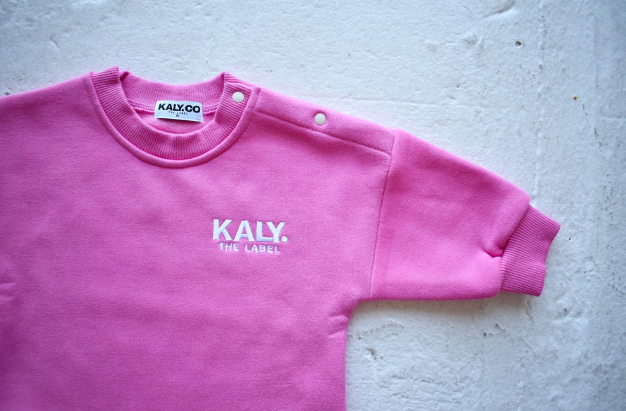 Fleece Romper - Pink