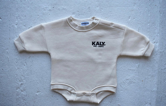 Fleece Romper - Off White