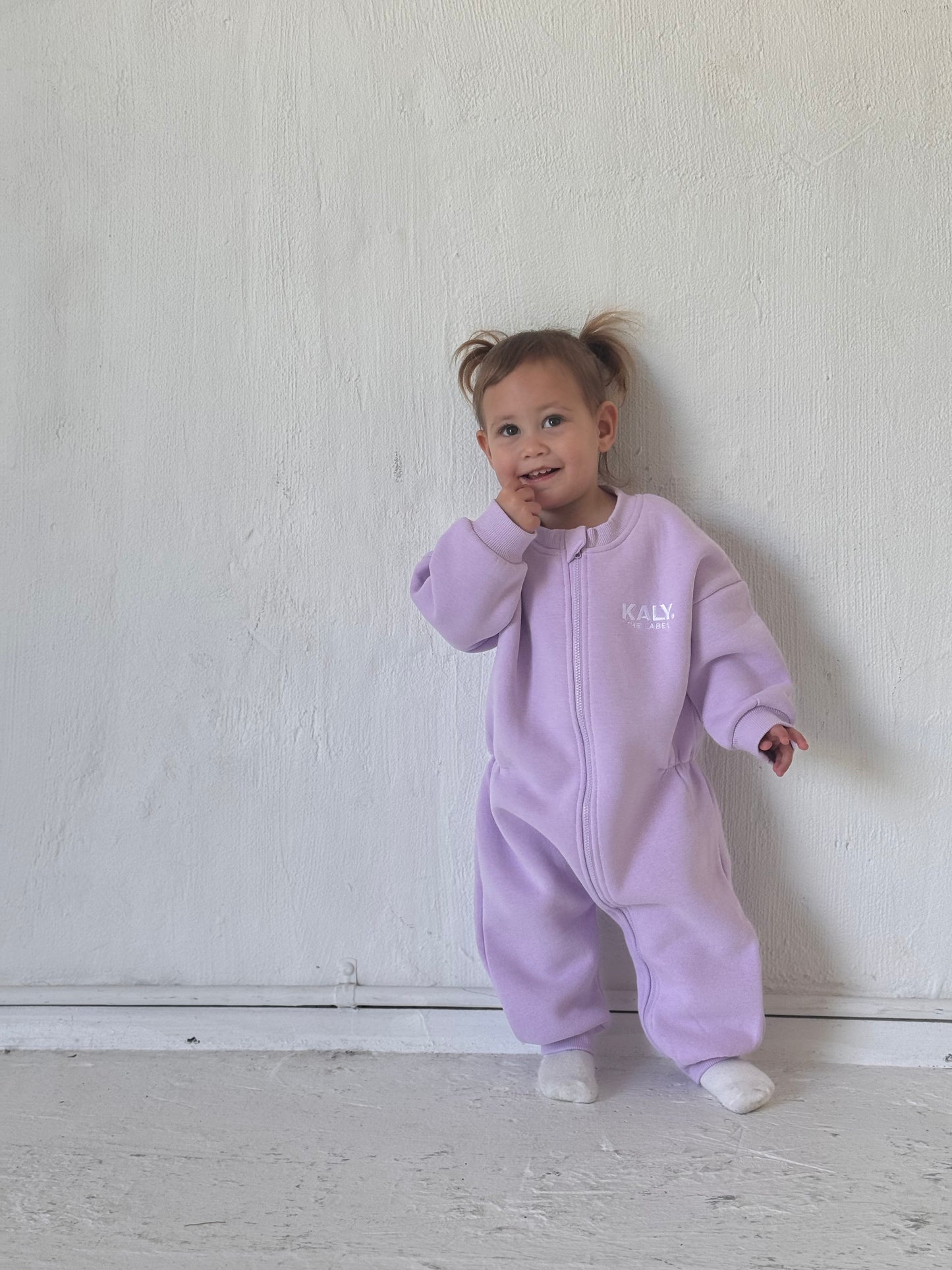Fleece Jumpsuit - Lilac