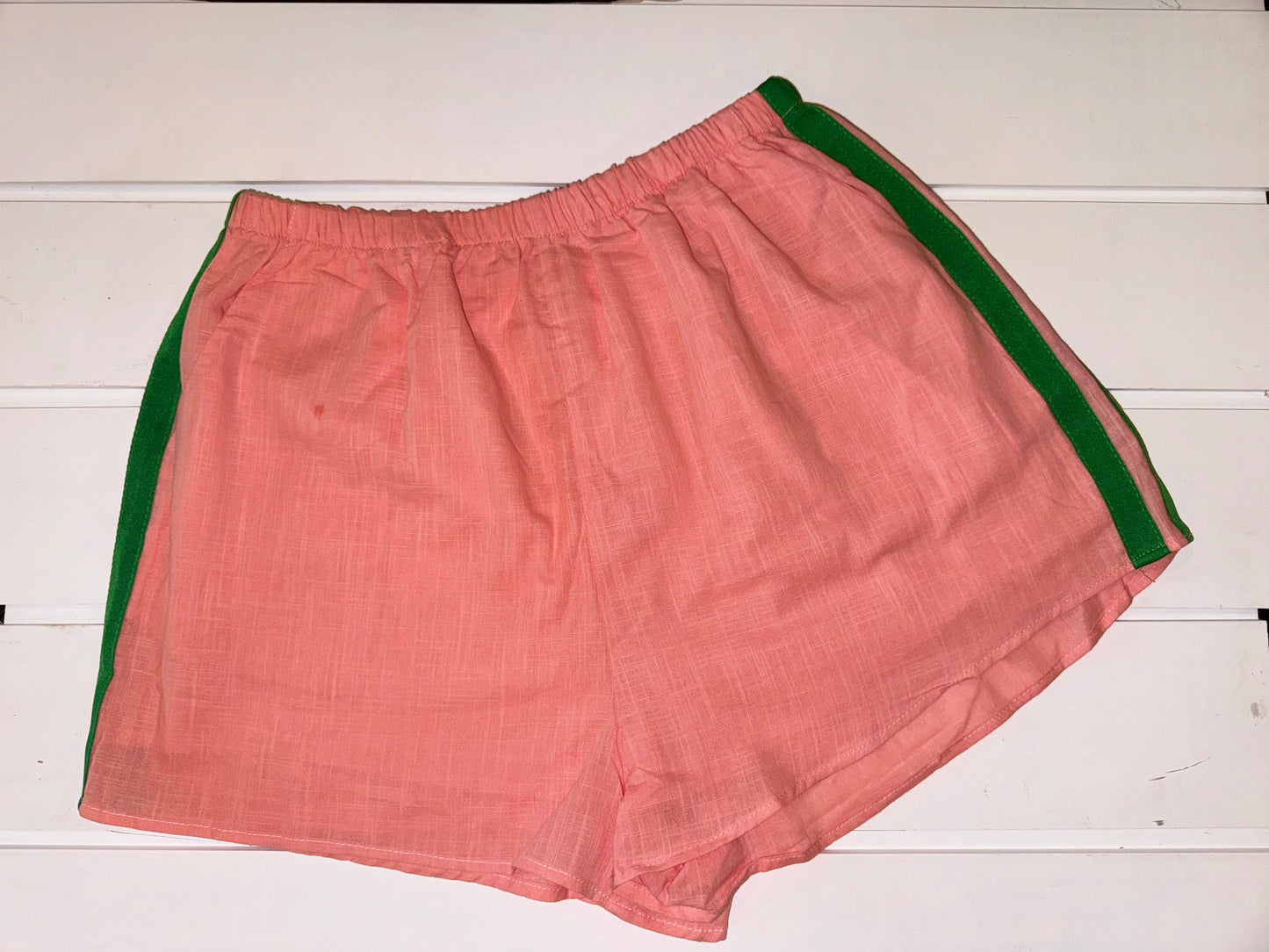 Pink / Green Racer Shorts - By Frankie