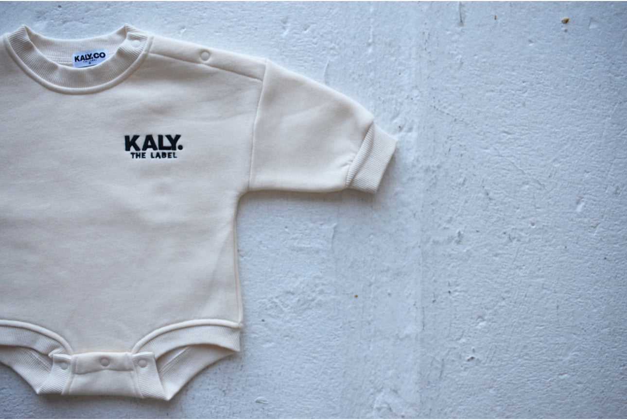 Fleece Romper - Off White