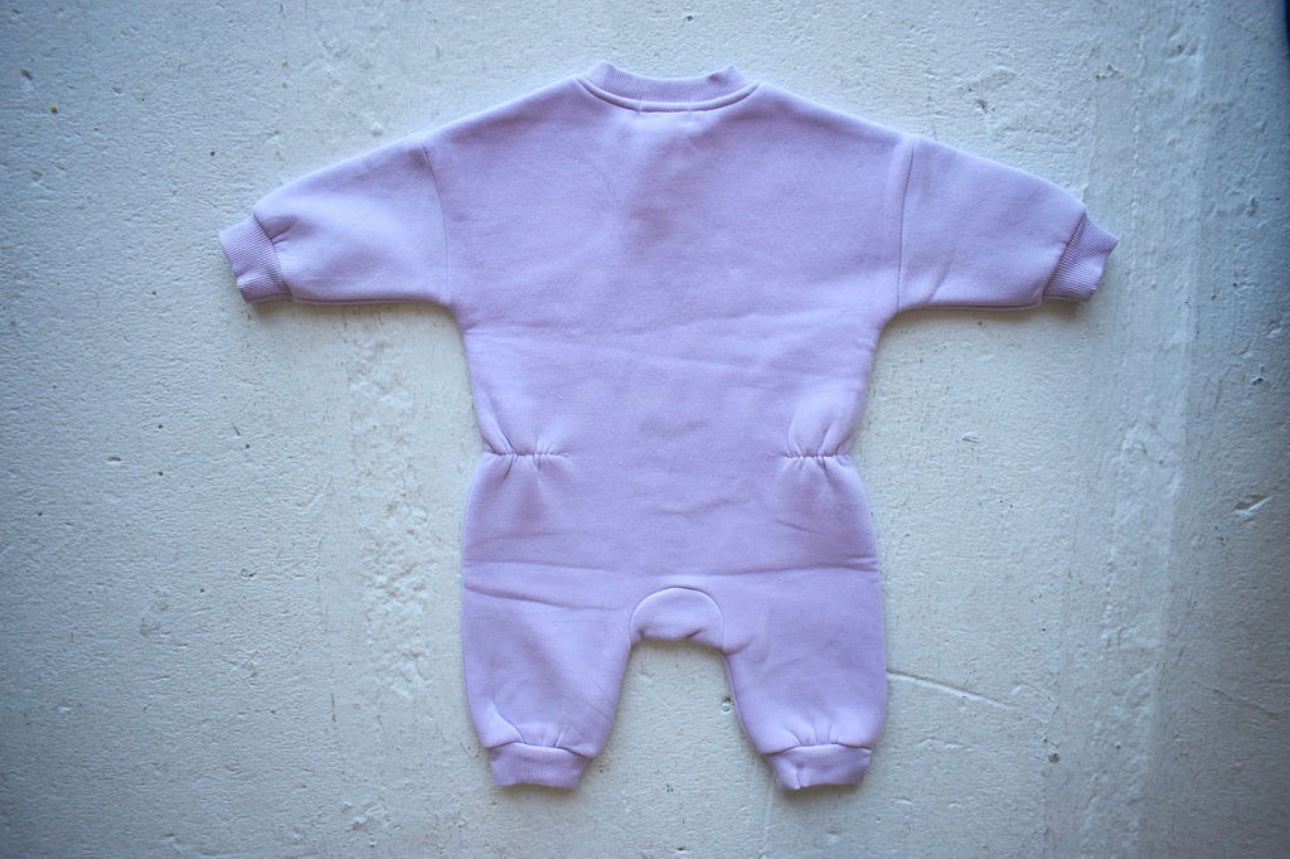 Fleece Jumpsuit - Lilac