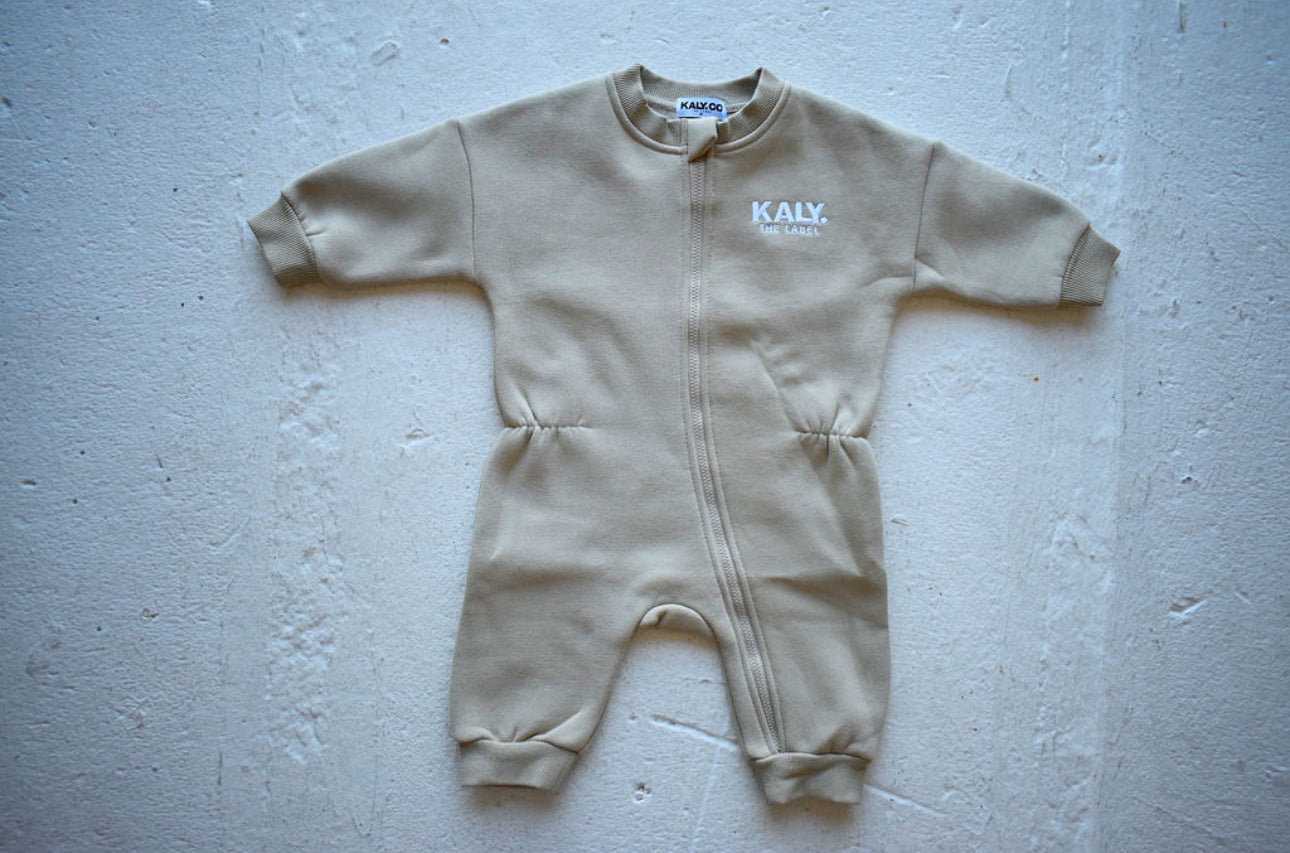Fleece Jumpsuit - Sand