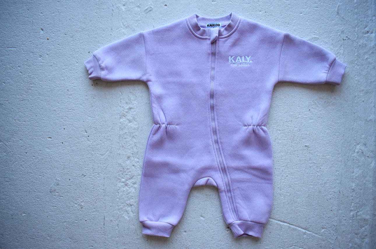 Fleece Jumpsuit - Lilac