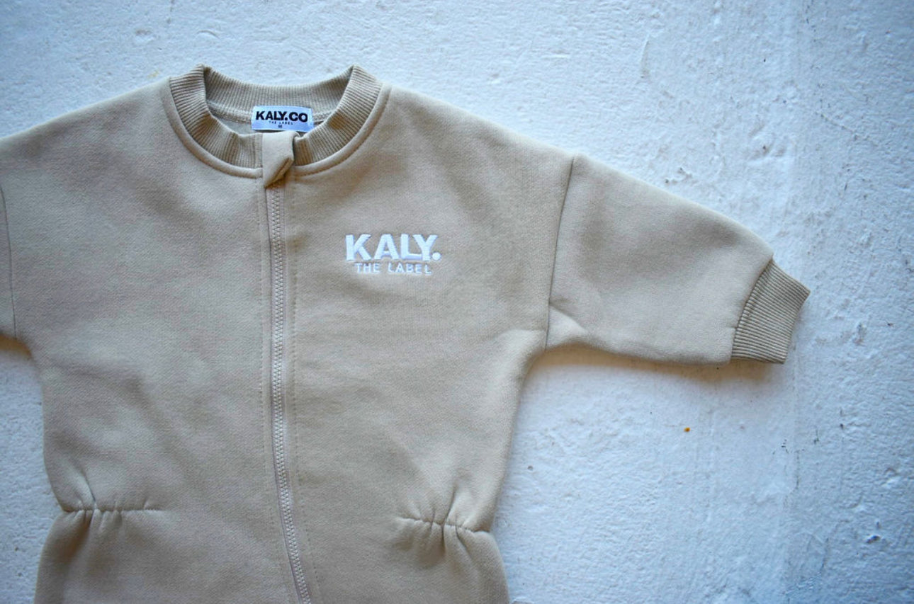 Fleece Jumpsuit - Sand
