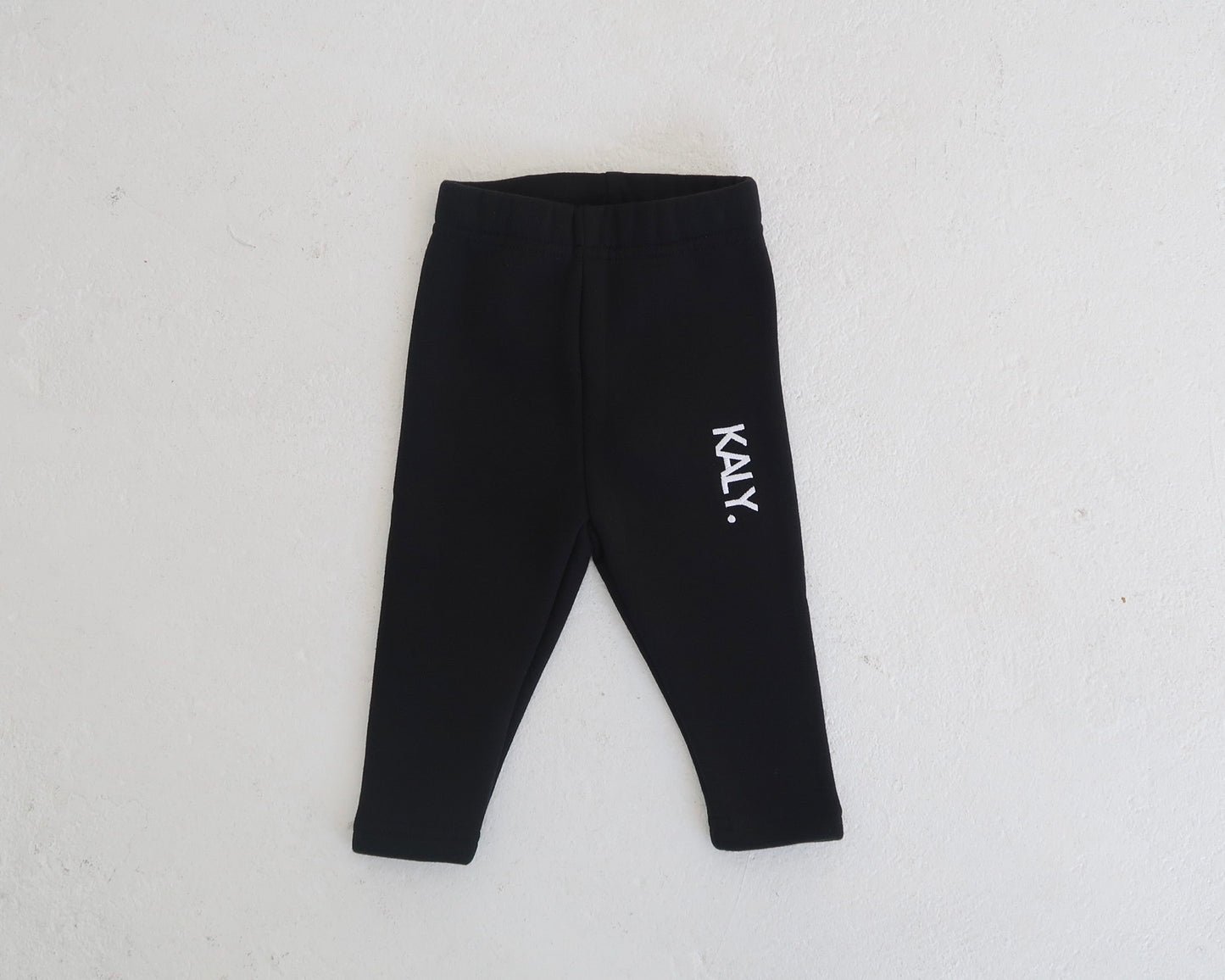 Kids Fleece Leggings - Black