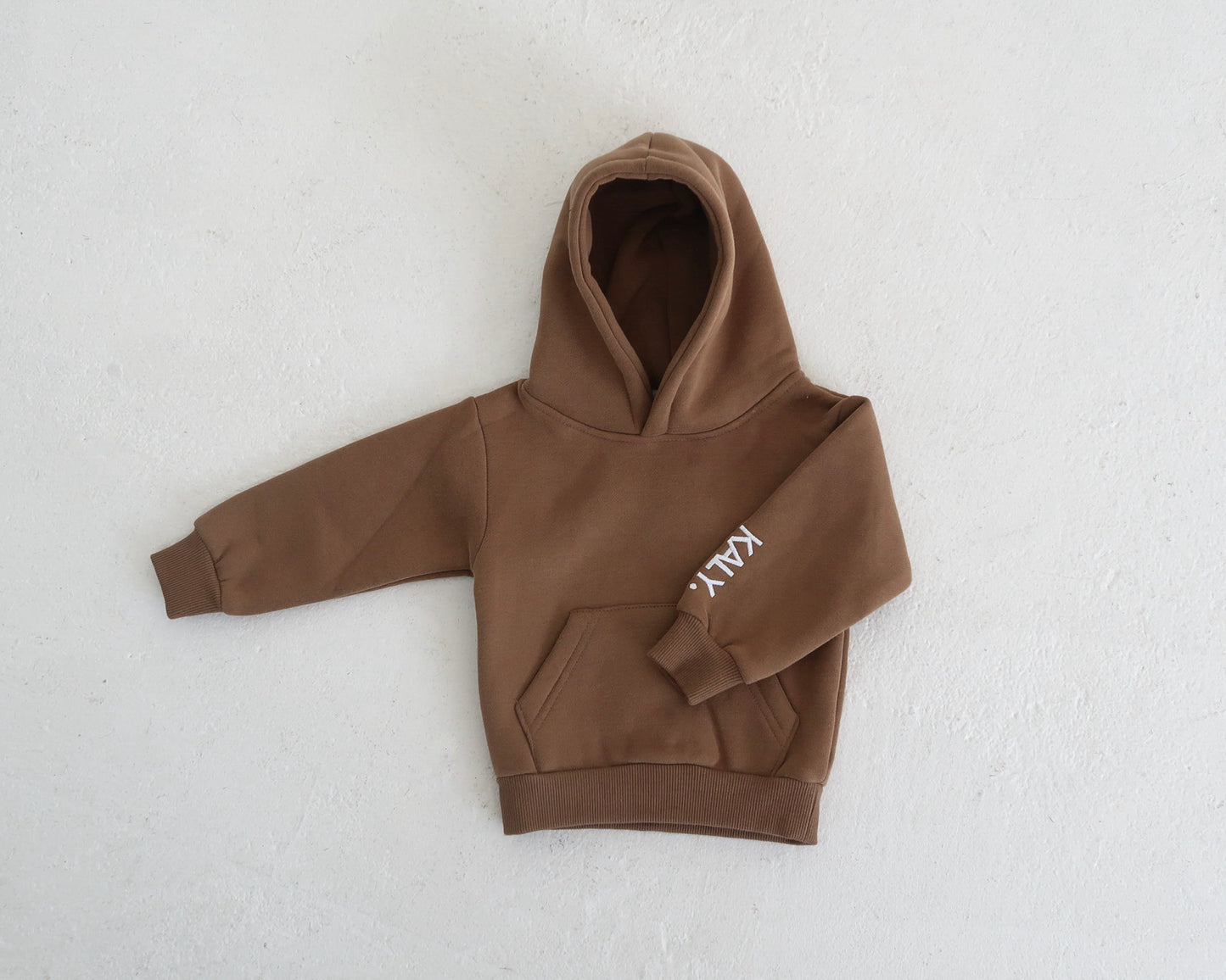 Kids Staple Fleece Hoodie - Brown