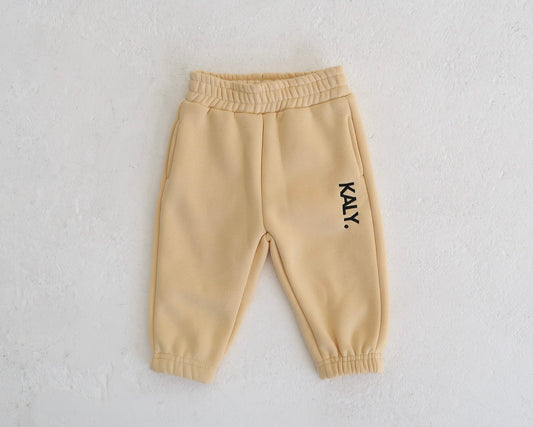 Kids Staple Fleece Trackpant - Butter