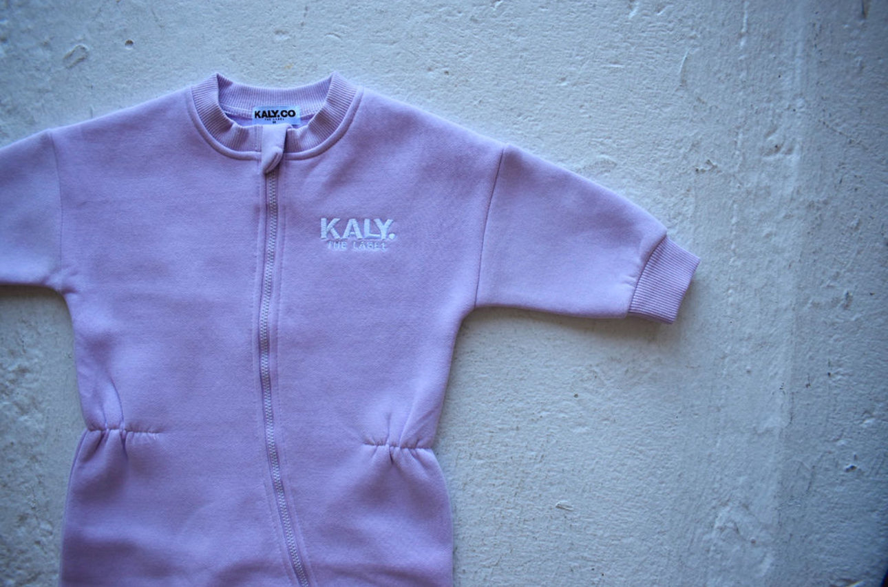 Fleece Jumpsuit - Lilac